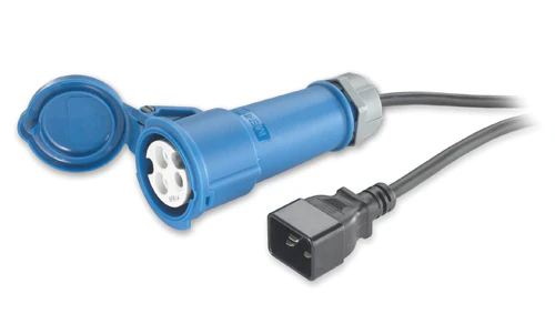 APC AP9899 | NetShelter Power Cord C20 to IEC309 16A 2.5m for Rack Power Distribution - Image 2