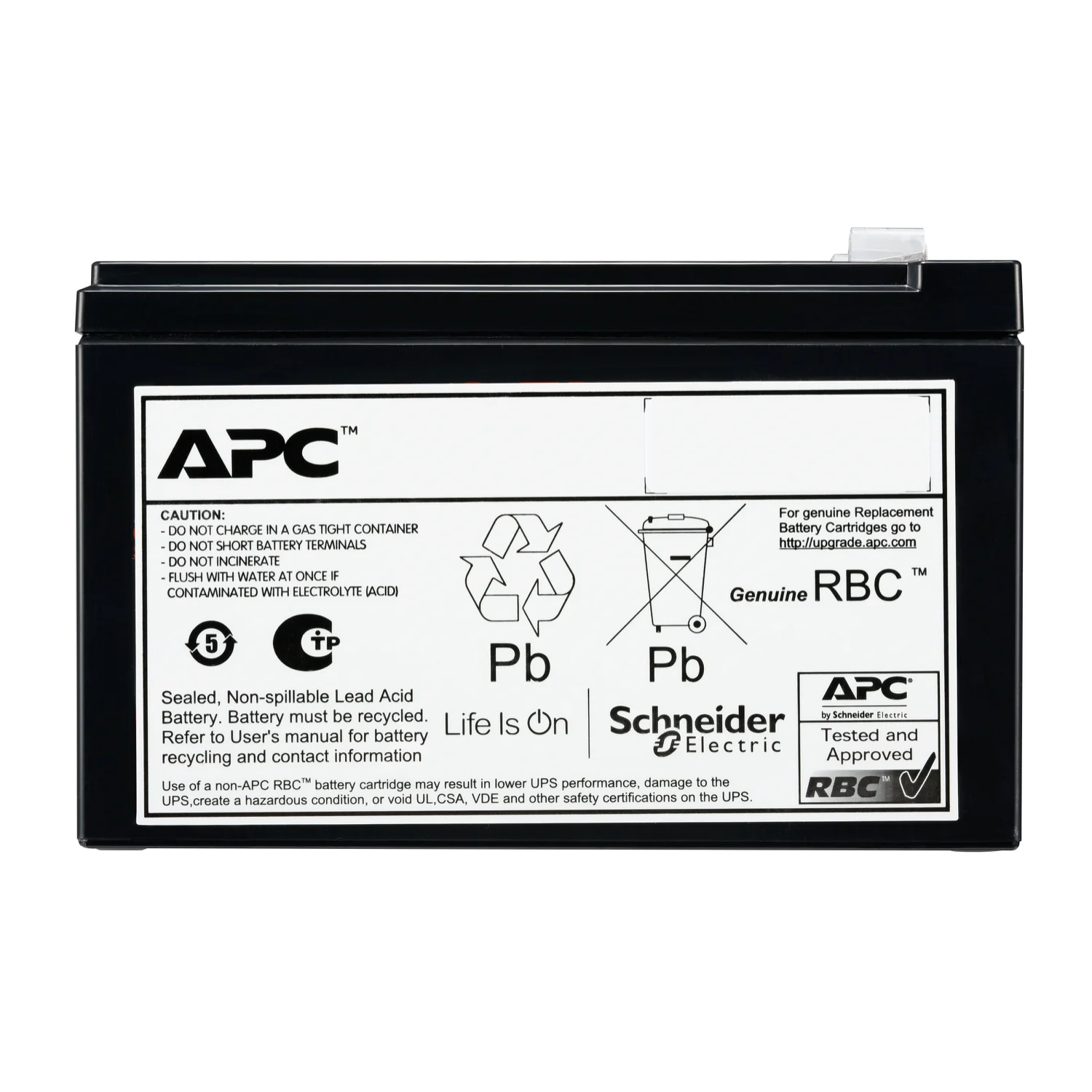 APC APCRBCV203 | APC Replacement Battery Cartridge, VRLA, 9Ah, 24V DC, 2-Year Warranty, UPS Replacement Battery