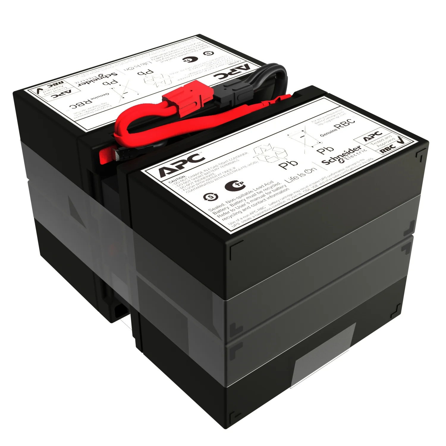 APC APCRBCV208 | APC Replacement Battery Cartridge, VRLA, 7Ah, 48V DC, 2-Year Warranty, UPS Replacement Battery