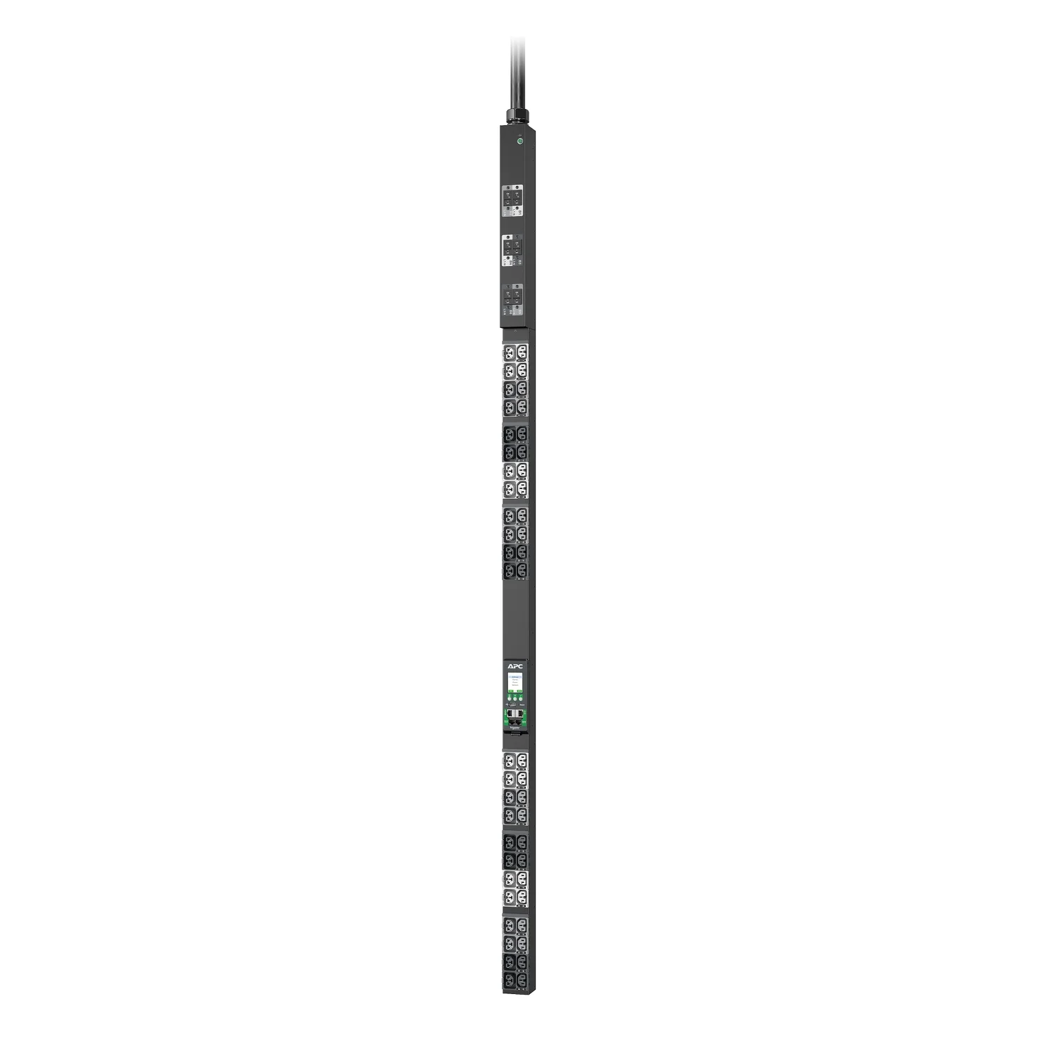 APC APDU10350ME | NetShelter Rack PDU Advanced, Metered, 3-Phase, 22.1kW 400V/32A or 17.3kW 415V/30A, 48 IEC309 Outlets