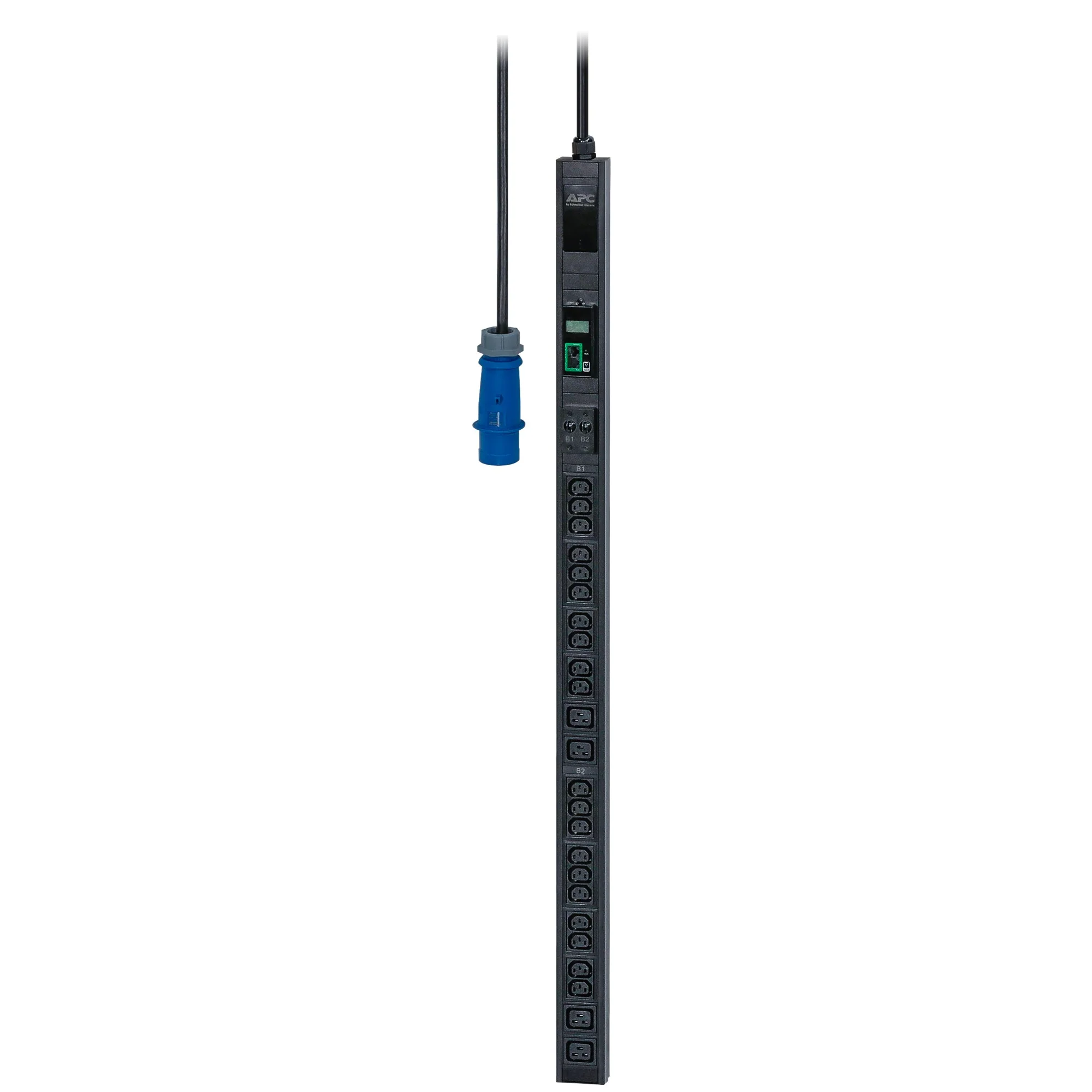 APC EPDU1132M | 7.4kW 0U 1-Phase Metered Rack PDU, 230V, 32A, 20 C13 & 4 C19 Outlets, IEC60309 2P+E Inlet
