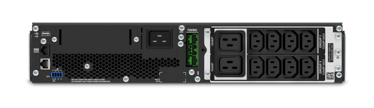 APC SRT3000RMXLI | Smart-UPS On-Line 3000VA, 8x C13 & 2x C19, Rackmount, 240V