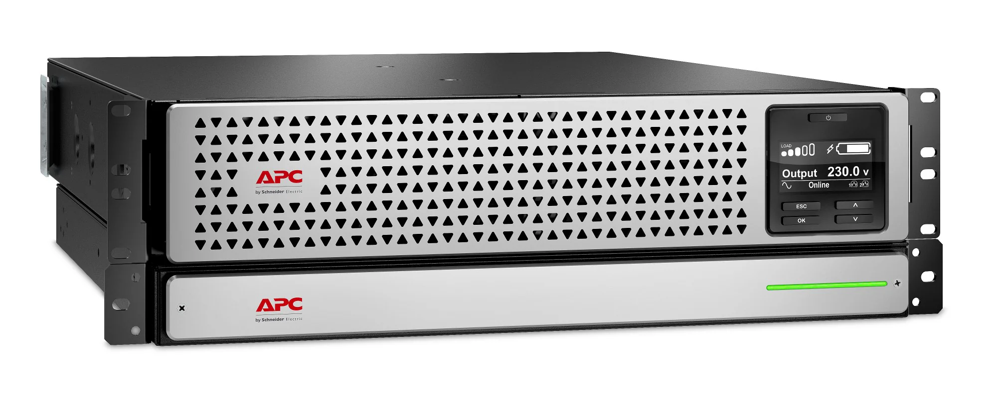 APC SRTL2200RMXLI-NC | Smart-UPS On-Line 2200VA, Rackmount 3U, 230V, 6x C13+2x C19 IEC, Network Card, Extended Runtime