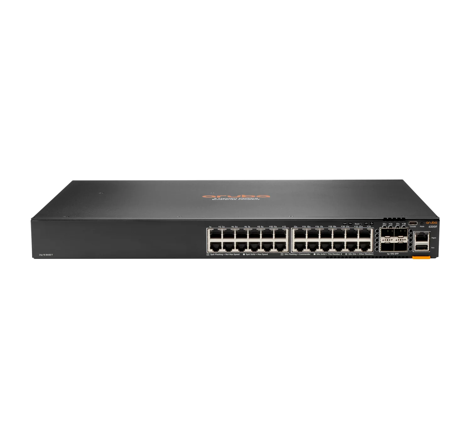Aruba JL724A#ABG | CX 6200F 24G 4SFP+ L3 Managed Switch with 24 Gigabit Ports
