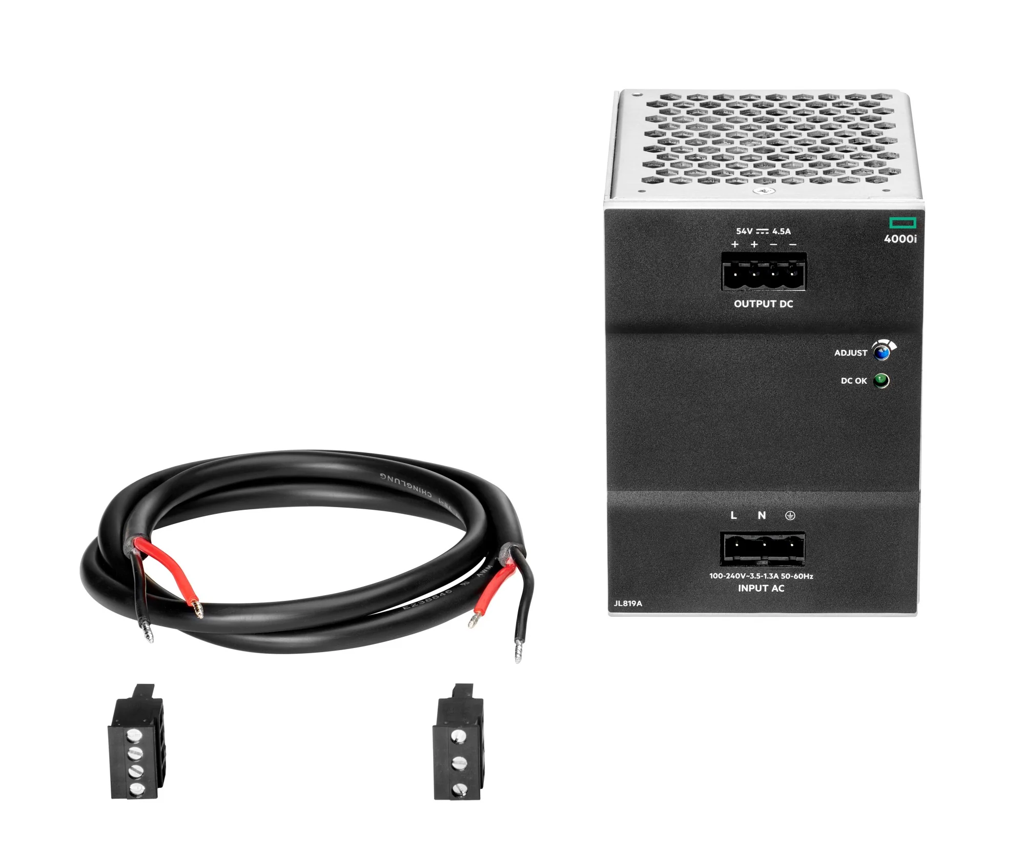 Aruba JL819A | 54VDC 240W Power Supply, DIN Mount for Aruba 4100i Series
