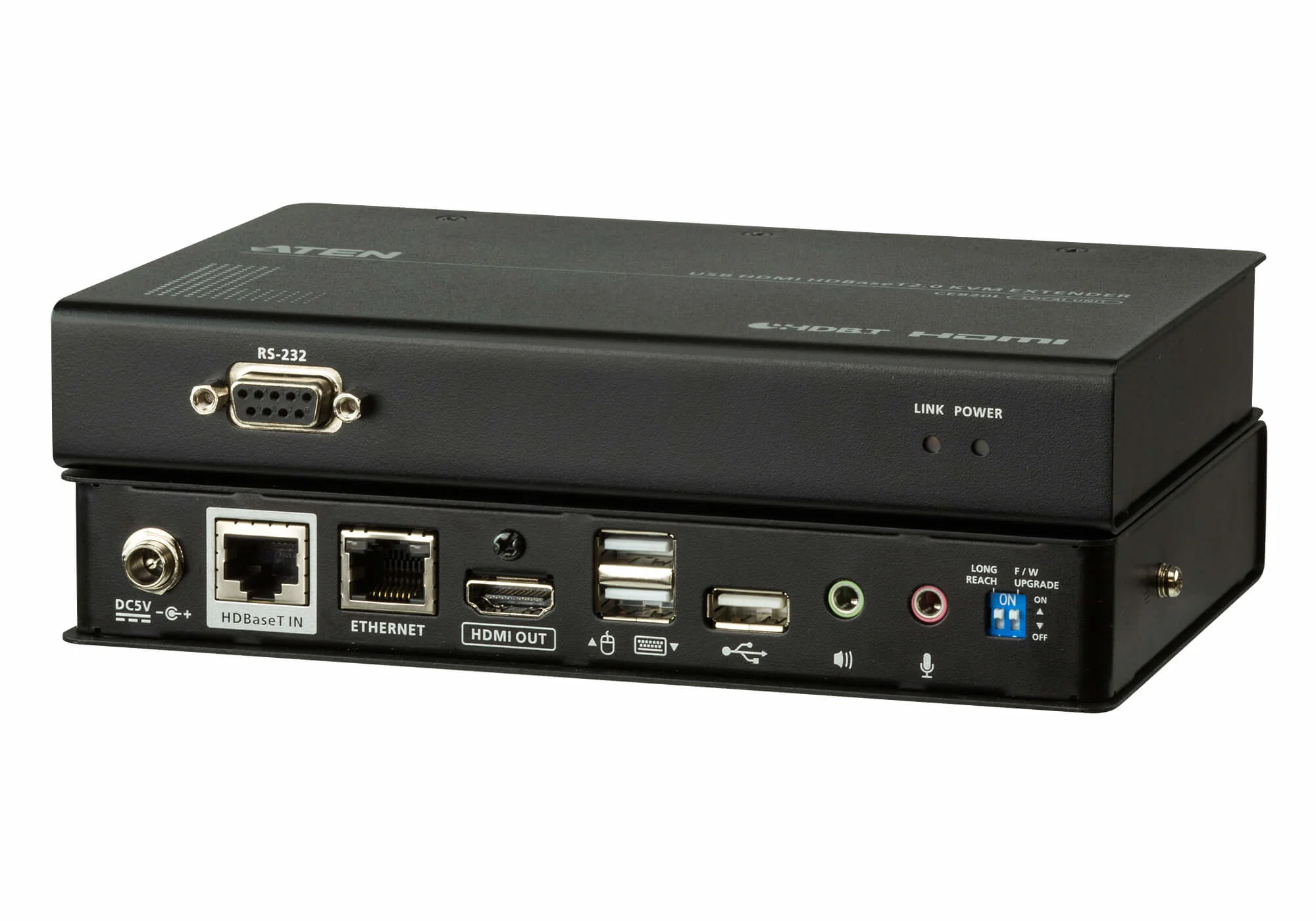 ATEN CE820-ATA-U | CE820 4K HDMI HDBaseT 2.0 KVM Extender Kit  RS-232, USB 2.0, 150 m Long Reach