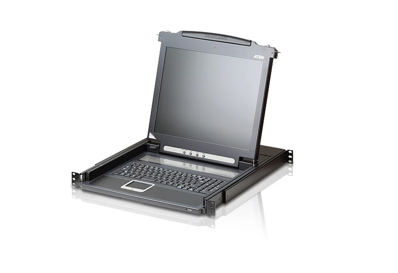 ATEN CL1000N-ATA-AU | CL1000N Single Rail 19" LCD KVM Console, VGA, USB/PS/2, 1280x1024