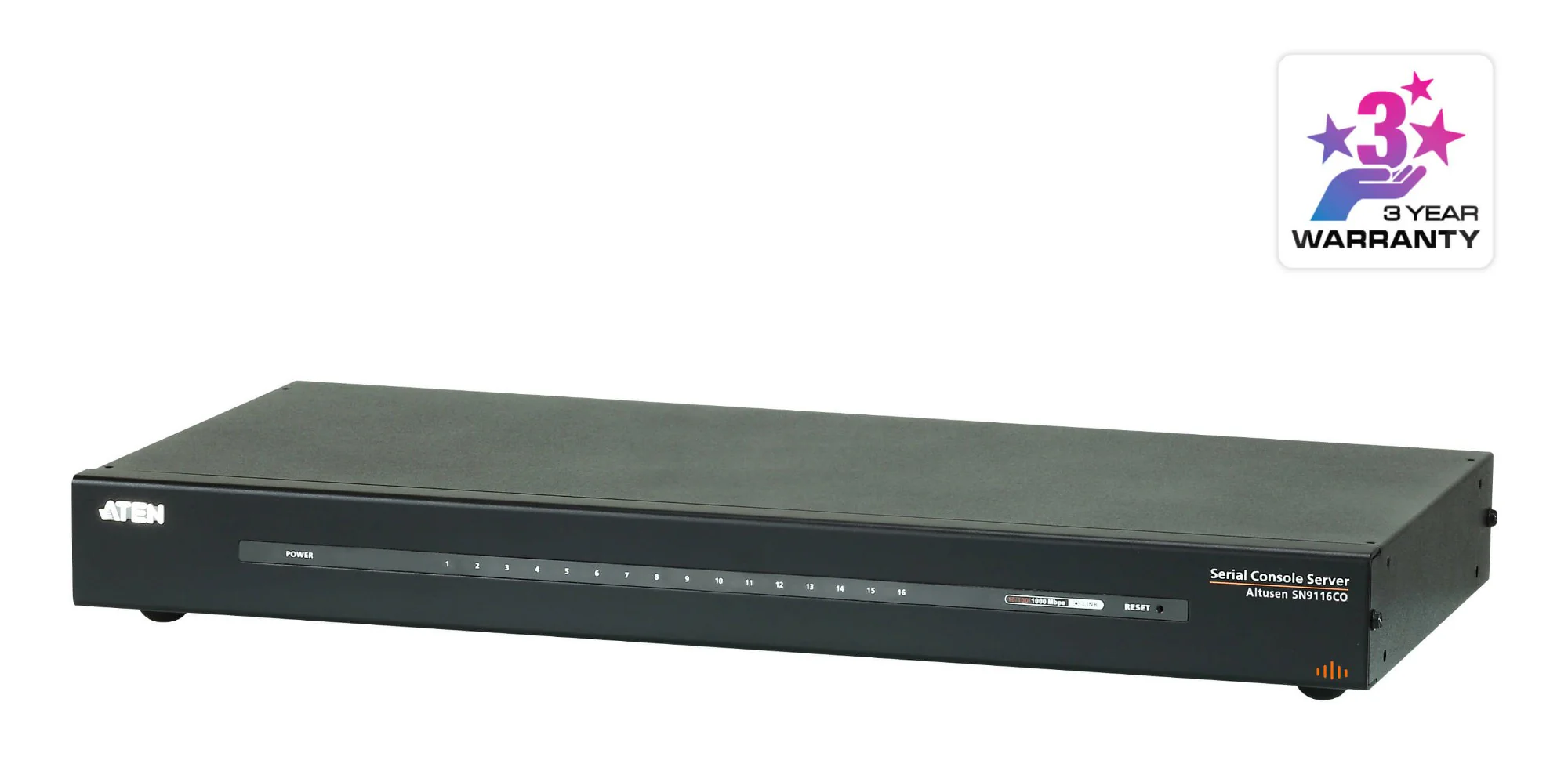 ATEN SN9116CO-AXA-U | SN9116CO Serial Console Server, 16 x RJ-45 Serial Ports, AC