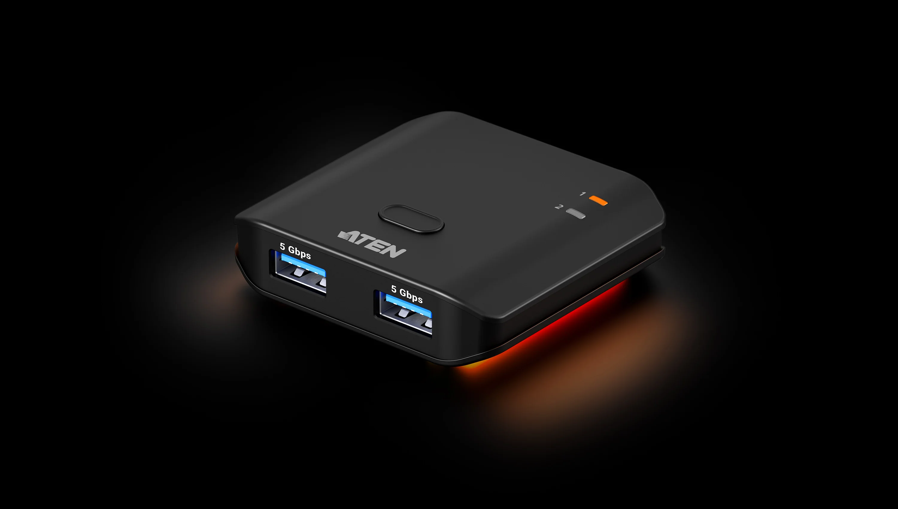 ATEN US4322-AT | 2 x 2 USB 3.2 Gen 1 Peripheral Sharing Switch, 5 Gbps