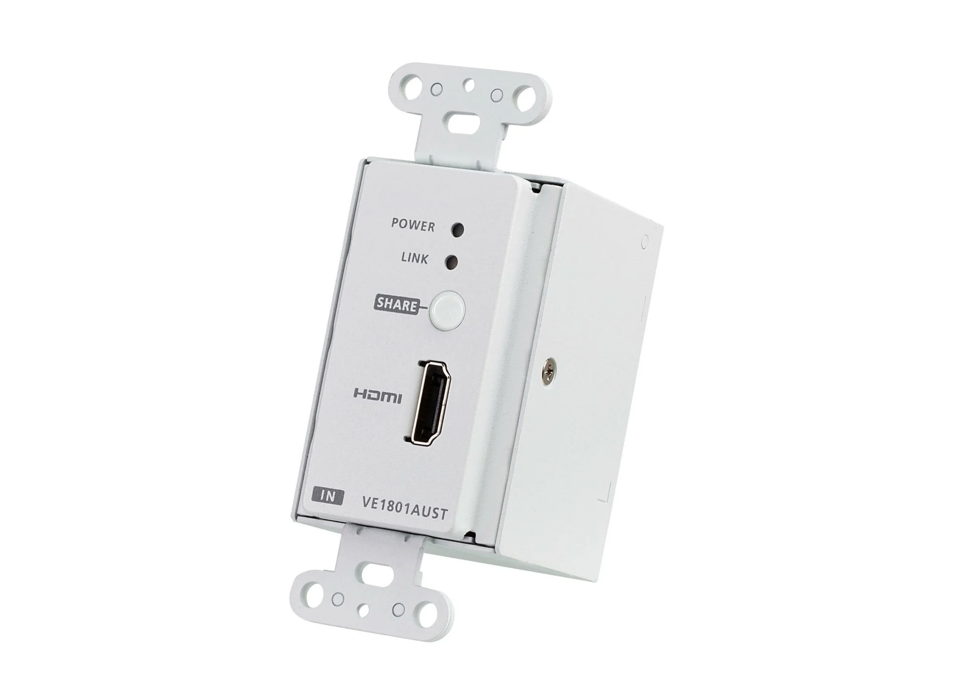 ATEN VE1801AUST-AT-U | VE1801AUST HDMI HDBaseT-Lite Wall-Plate TX, PoH PD, 4K/40m, 1080p/70m