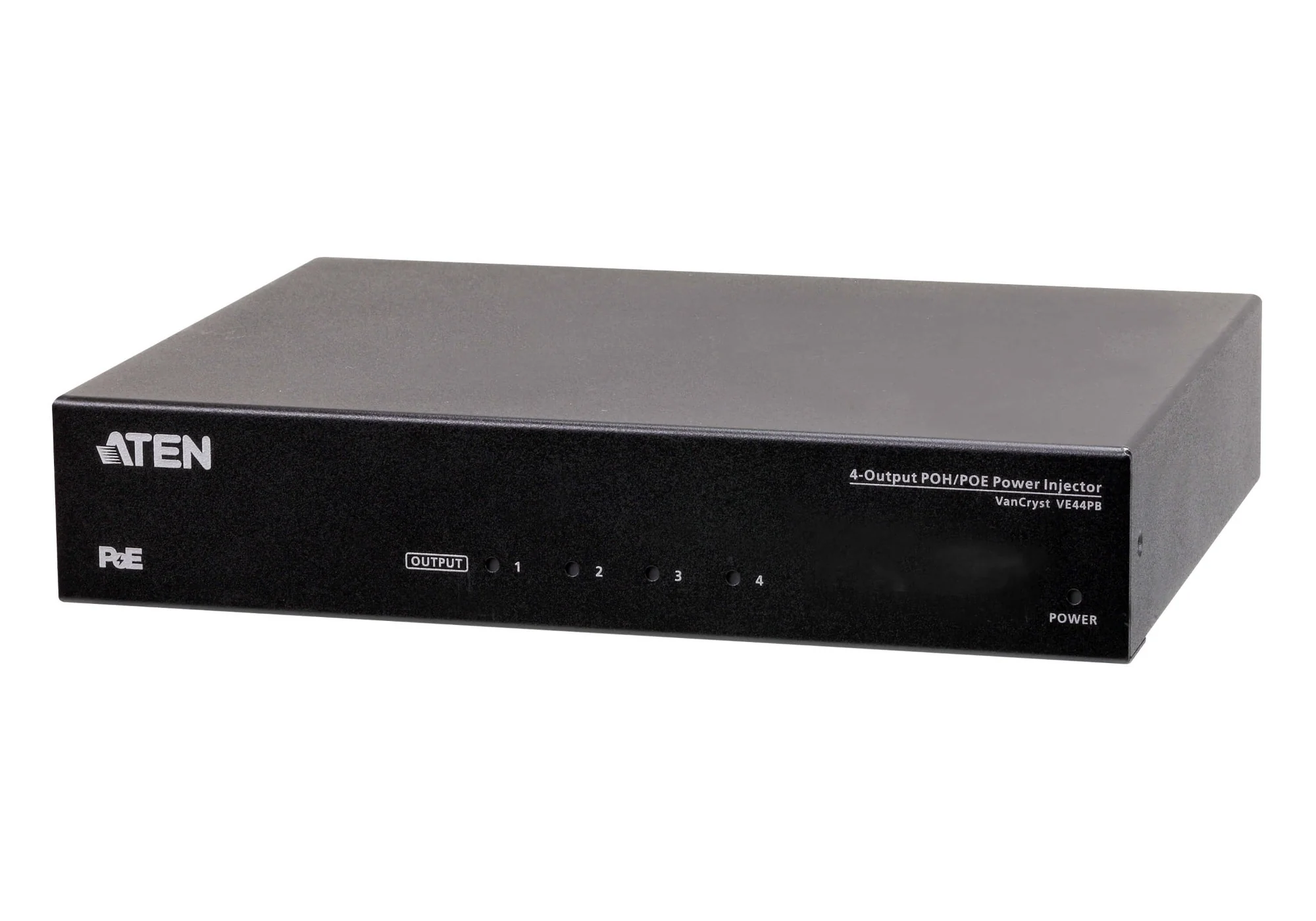 ATEN VE44PB-AT-U | VE44PB 4-Port HDBaseT PoH Power Injector, 4 x Outputs, 100 m Cat 6