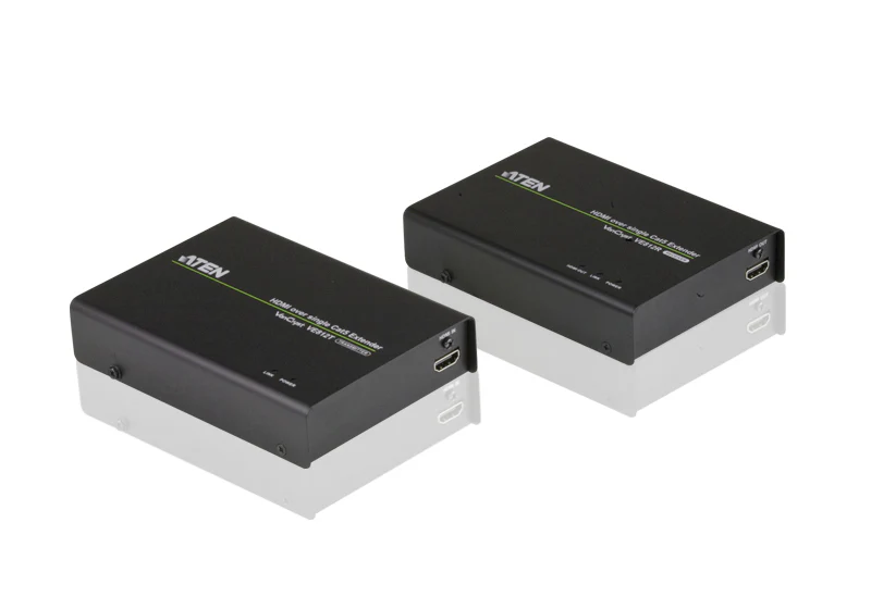 ATEN VE812-AT-U | VanCryst VE812, VE812 VanCryst HDMI HDBaseT Extender Kit, 4K UHD, 1080p@100m, IR & RS-232