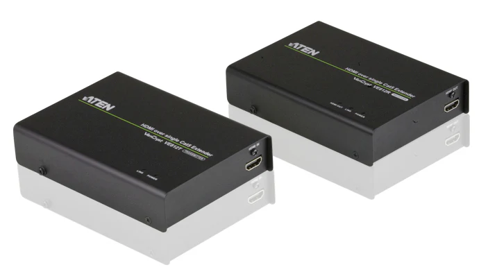 ATEN VE812R-AT-U | VE812R HDMI HDBaseT Receiver, 4K30 (4:4:4), 70m Cat5e/6 or 100m Cat6A