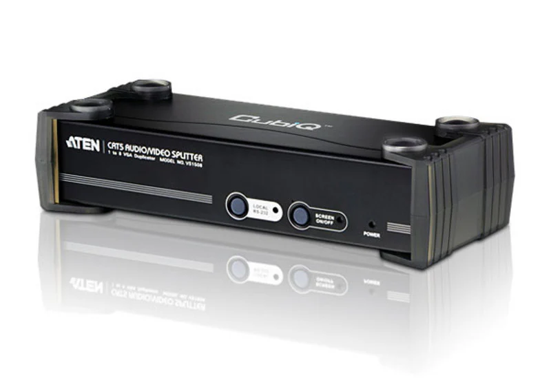 ATEN VS1508T-AT-U | VS1508T VGA Splitter  1 x In, 8 x Cat5 Out, Audio/RS-232, 1920x1200, 150 m