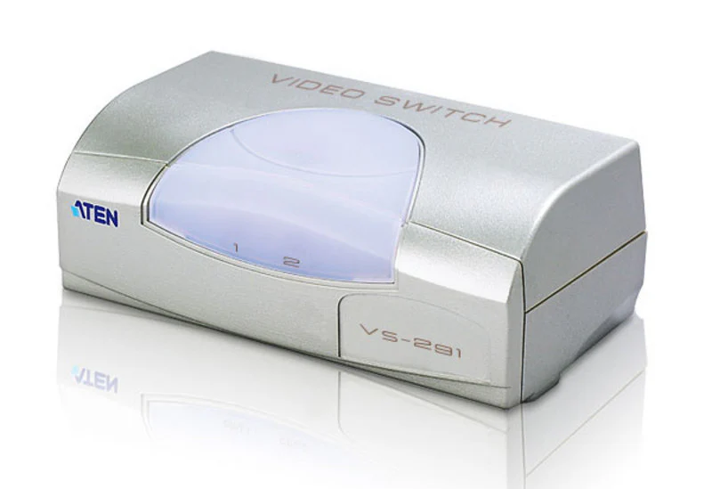 ATEN VS291-AT-U | VS291 2-Port VGA Switch, 2 x VGA In, 1 x VGA Out, 1920 x 1440
