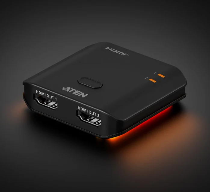 ATEN VS4812-AT | 2-Port True 4K HDMI Splitter, EDID Sync, 1-in/2-out, 7.1ch Audio