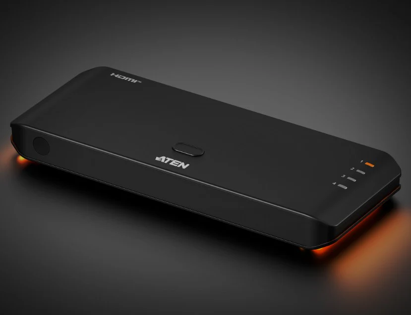 ATEN VS4841-AT | VS4841 True 4K HDMI Switch, 4 x HDMI In / 1 x Out, 4K60 4:4:4, HDCP 2.2