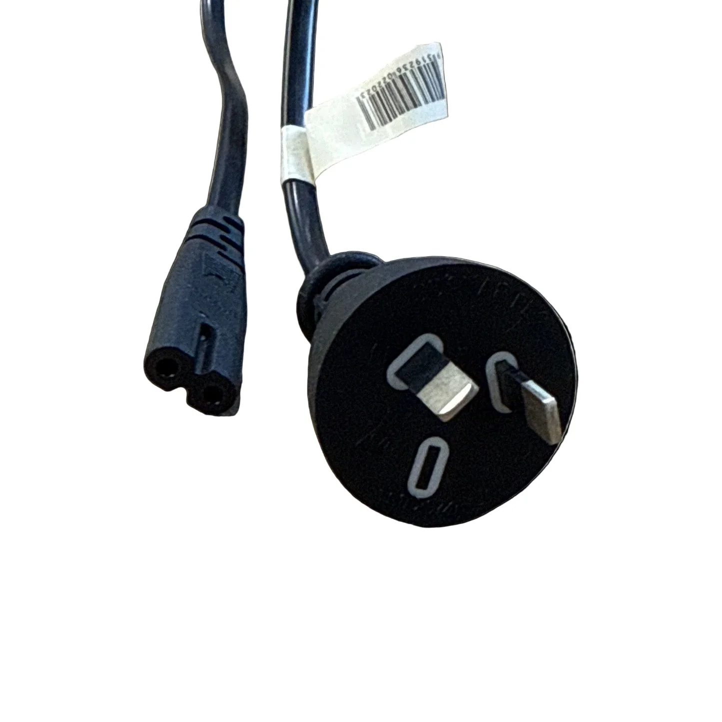 Australian AC Power Cord, 3Pin AU Plug to C7 (Figure 8 Plug) | 10A | 1.8M - Image 2