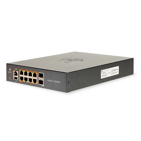 Cambium Networks MX-EX1010PXA-0 | cnMatrix EX1010-P 8 x 1GbE PoE Ports, 2 x SFP Uplinks, 1U Switch - Image 6