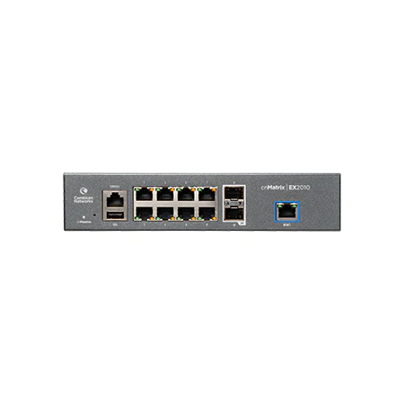 Cambium Networks MX-EX2010XXA-N | cnMatrix EX2010, Intelligent Ethernet Switch, 8 1G and 2 SFP fiber ports – AUS/NZ pwr cord - Image 4