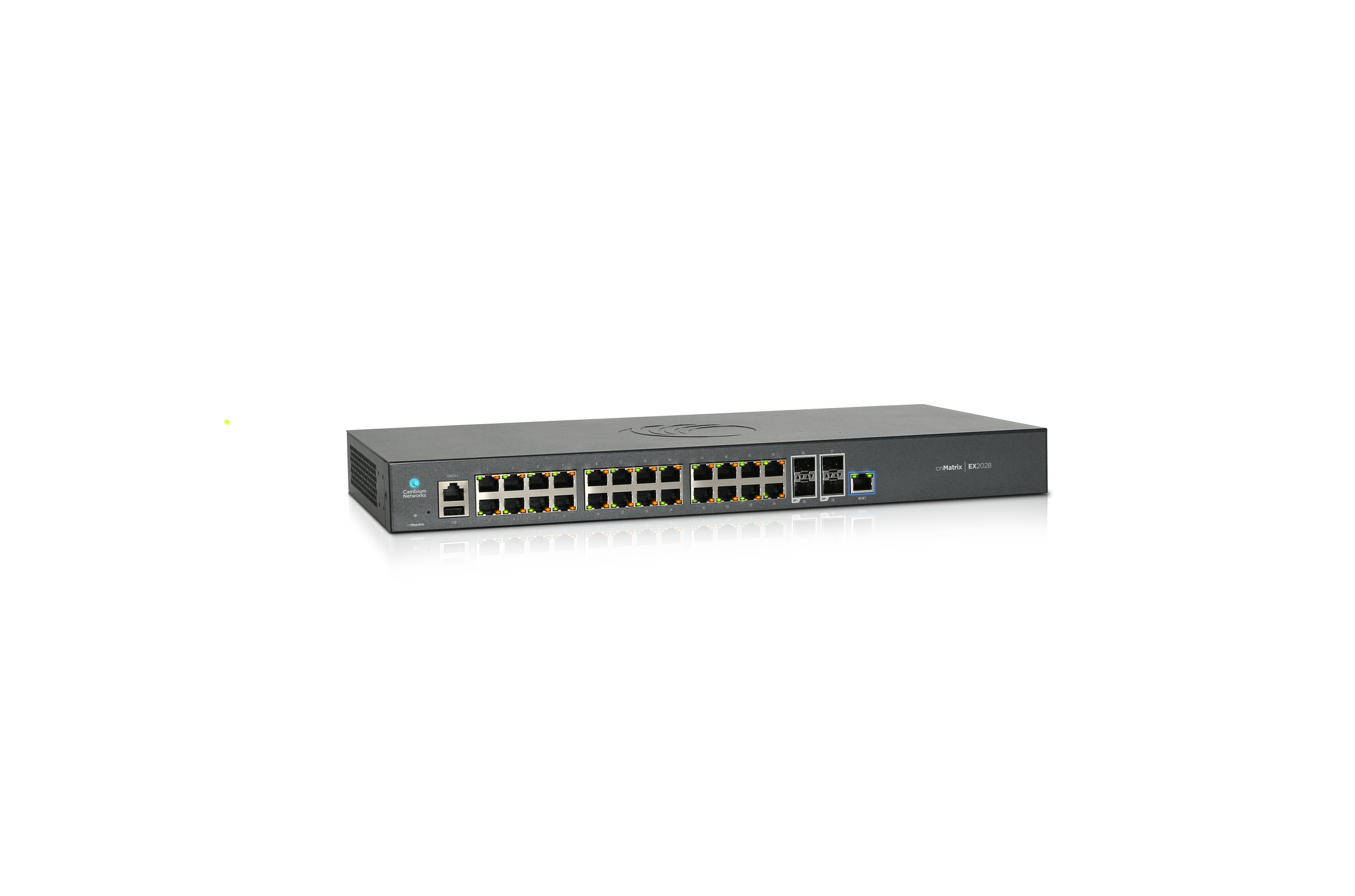 Cambium Networks MX-EX2028XXA-N | cnMatrix EX2028 24 x 1GbE Ports, 4 x SFP Uplinks, Managed L2/L3 Switch, 1U - Image 3