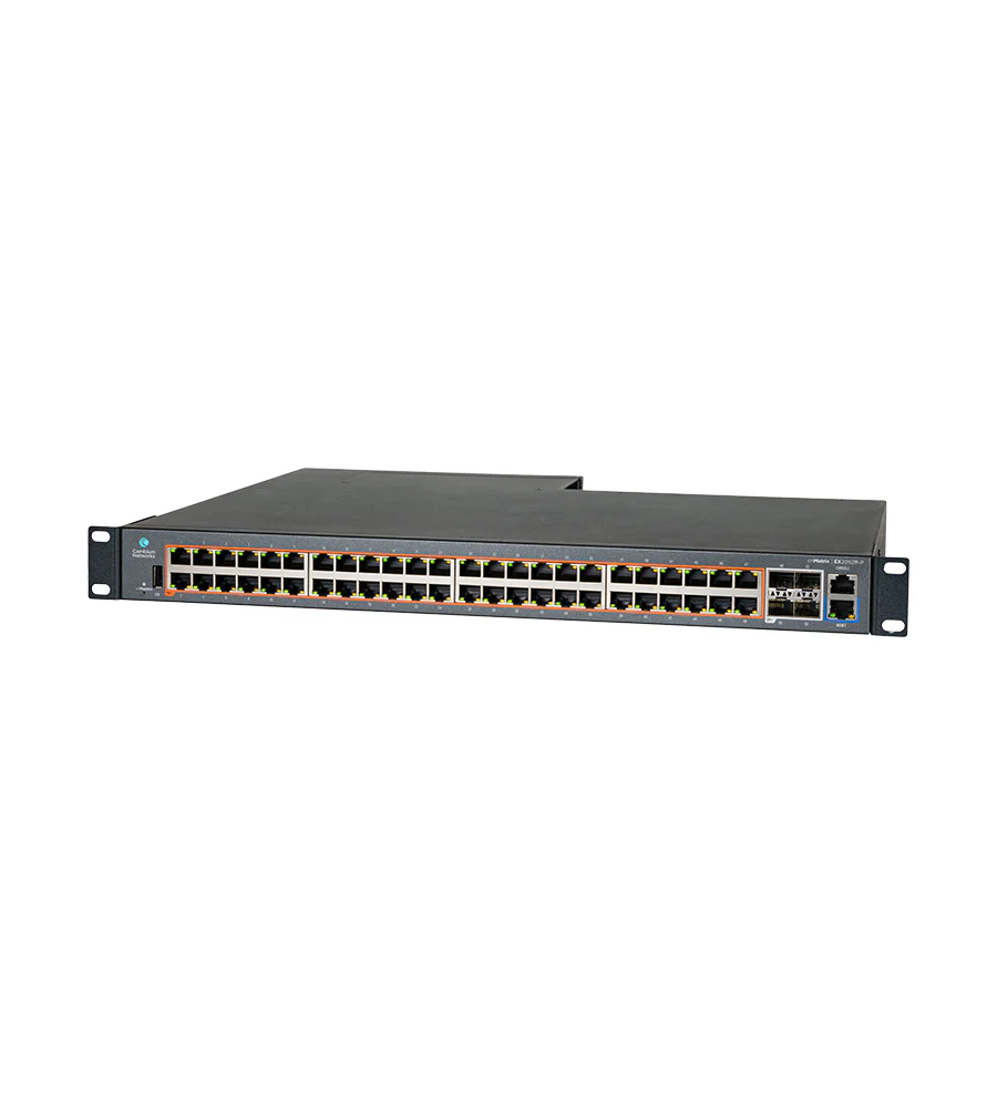 Cambium Networks MXEX2052GXPA10 | cnMatrix EX2052R-P Managed Gigabit Ethernet PoE Switch, 48 x 1GbE Ports, 1U