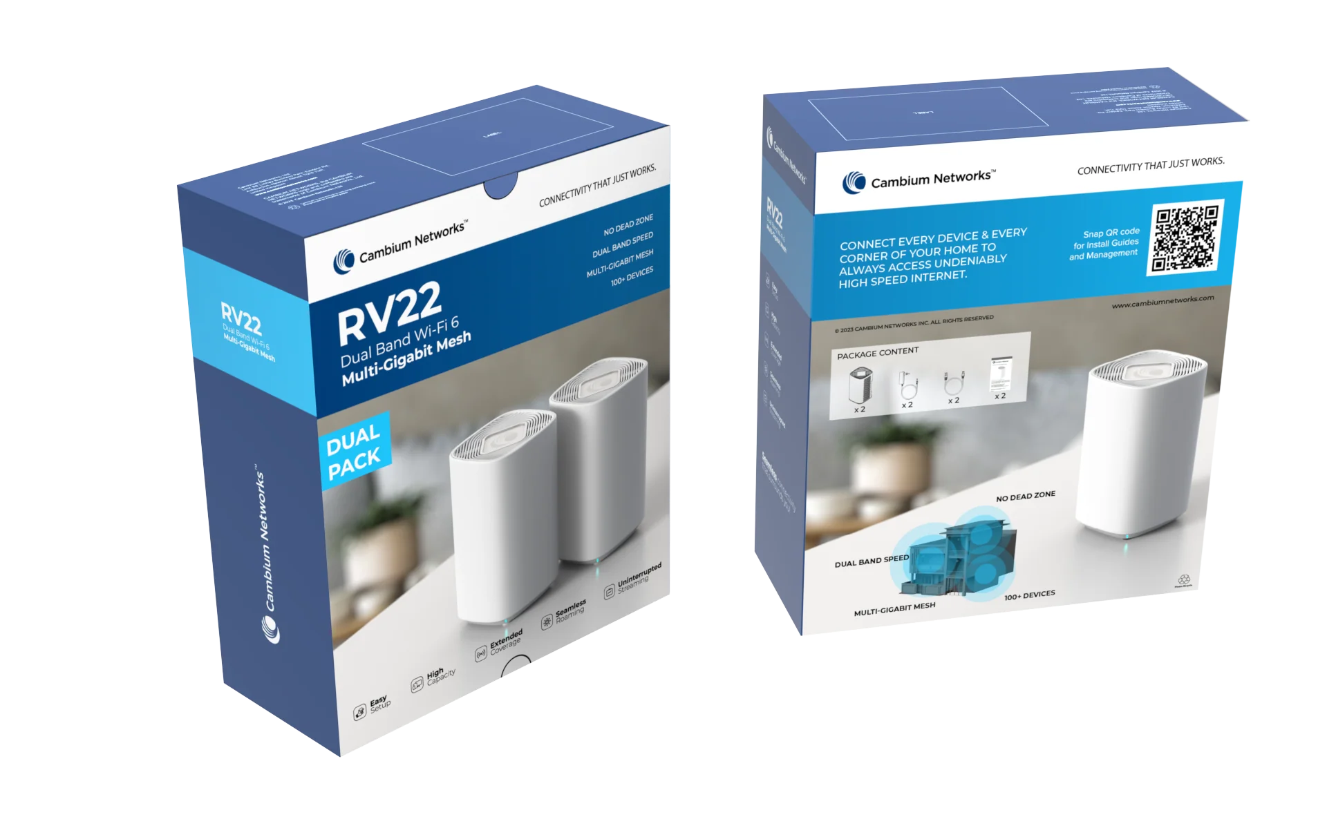 Cambium Networks RV22ANA00-RW | RV22 Wi-Fi 6 Home MESH Router, 4 x GbE, AU Plug - Image 7