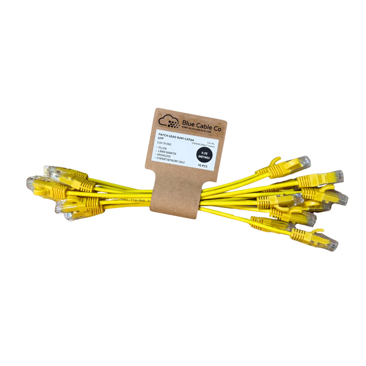CAT6A Ethernet Patch Cable | UTP | 28AWG | LSZH | 0.25M to 5M - Image 18