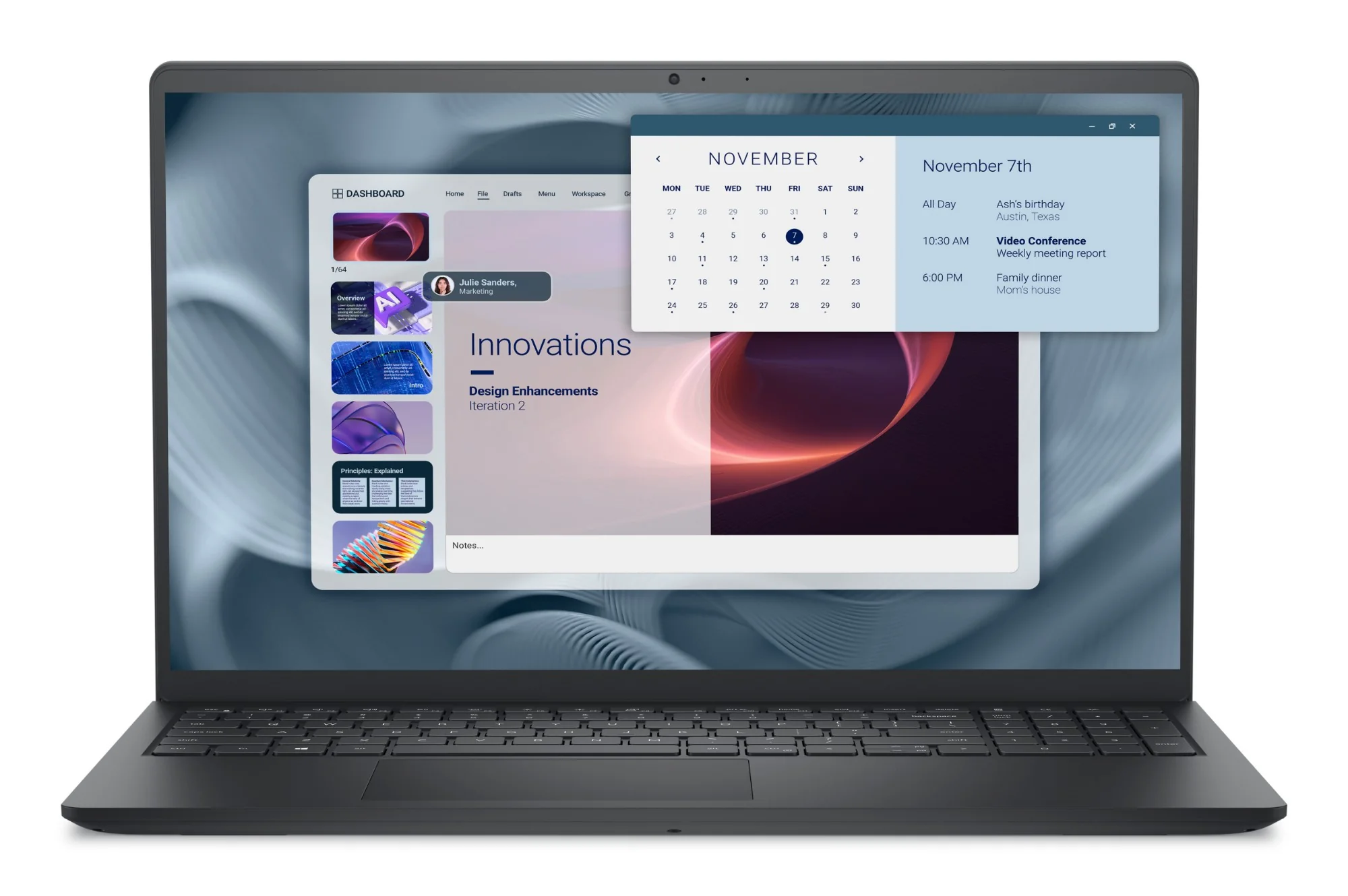 Dell OPV1525000101GAUCOM | Pro 15 Essential PV15250 15.6" Laptop, Win 11 Pro, 1334U, i5, 8GB/512GB