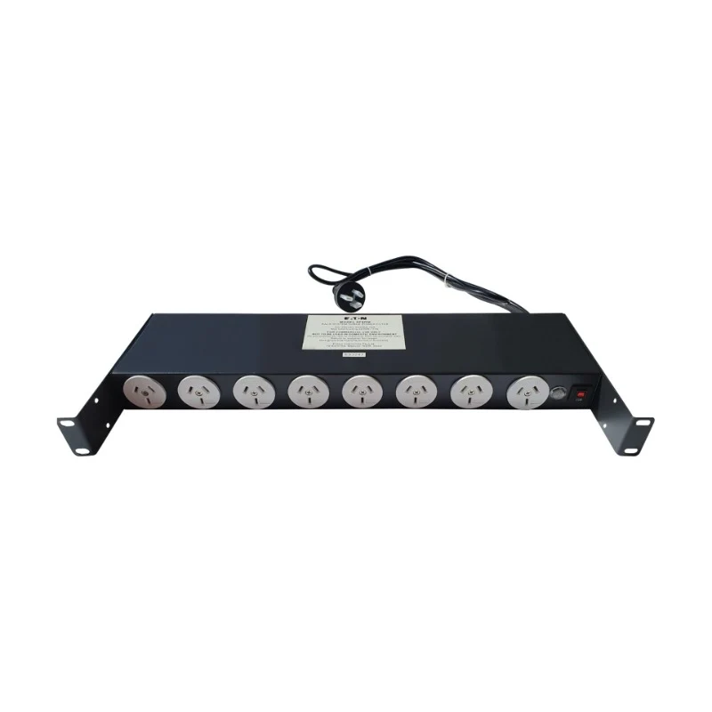 Eaton SF8RM | SF8RM Surge Protector, 8 x 10A AU Outlets, Rack Mount, 220-275V