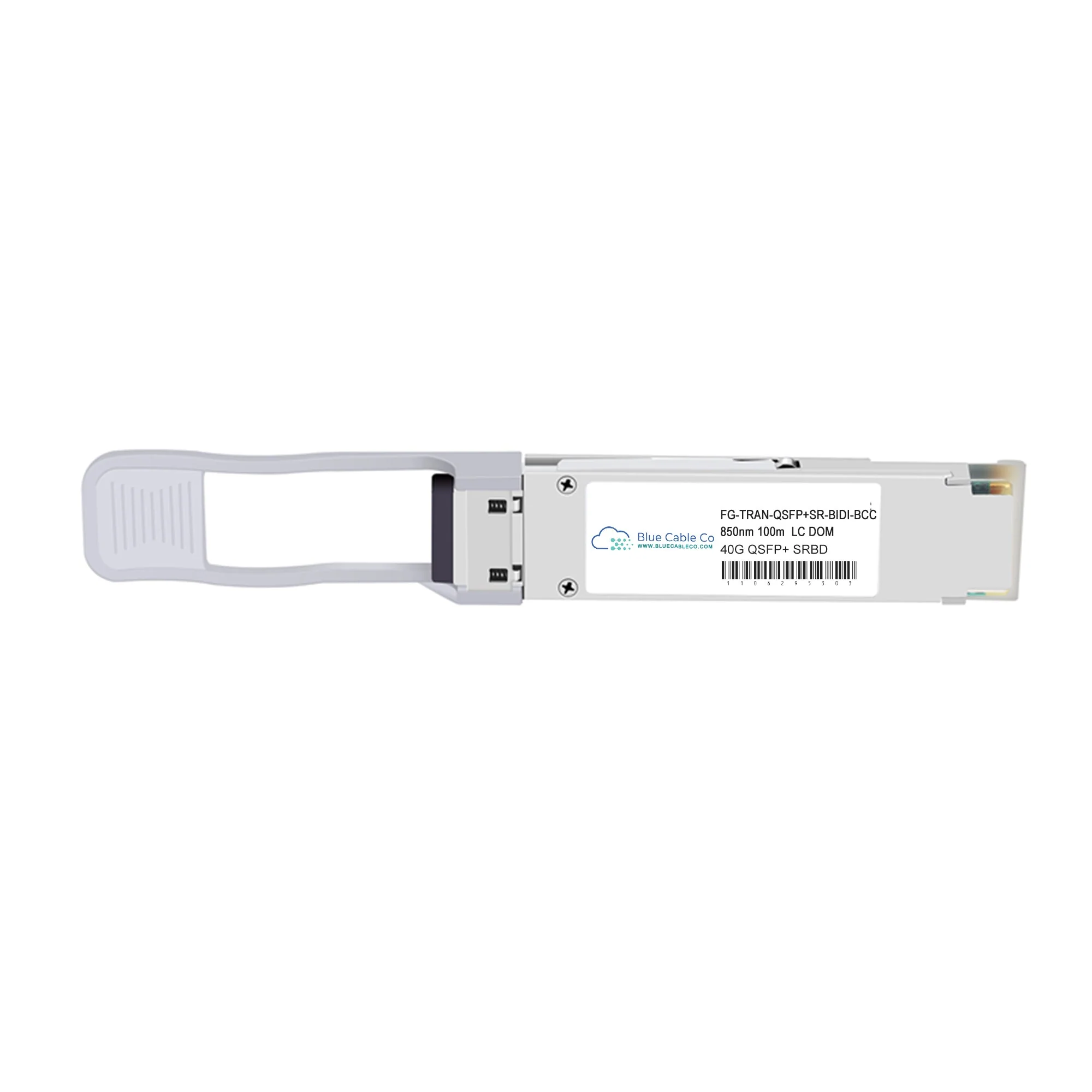FG-TRAN-QSFP+SR-BIDI-BCC | Fortinet Compatible 40GB Multi-Mode BiDi - 100m (40GBASE-SR-BD)