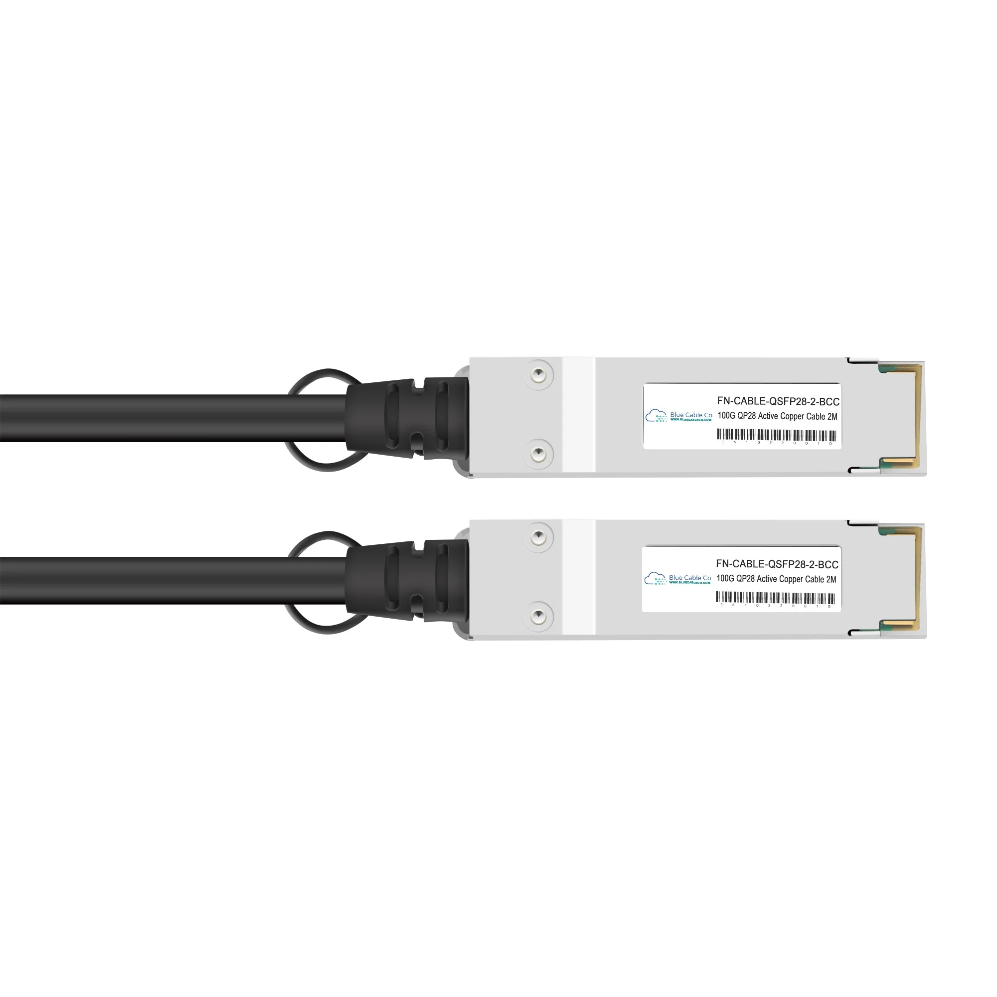 FN-CABLE-QSFP28-X-BCC | Fortinet Compatible QSFP to QSFP Copper Direct-Attach 100GBASE-CR4 Cable | 1 to 5M - Image 2