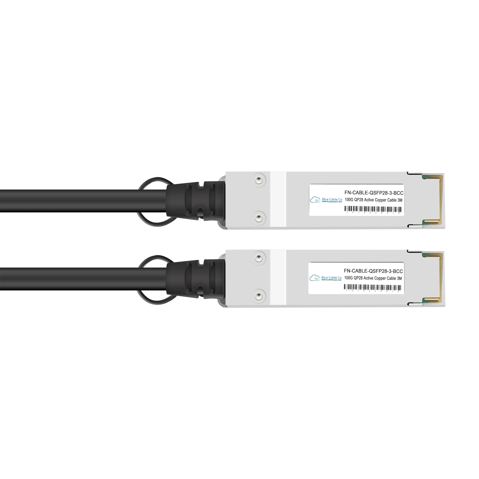 FN-CABLE-QSFP28-X-BCC | Fortinet Compatible QSFP to QSFP Copper Direct-Attach 100GBASE-CR4 Cable | 1 to 5M - Image 3