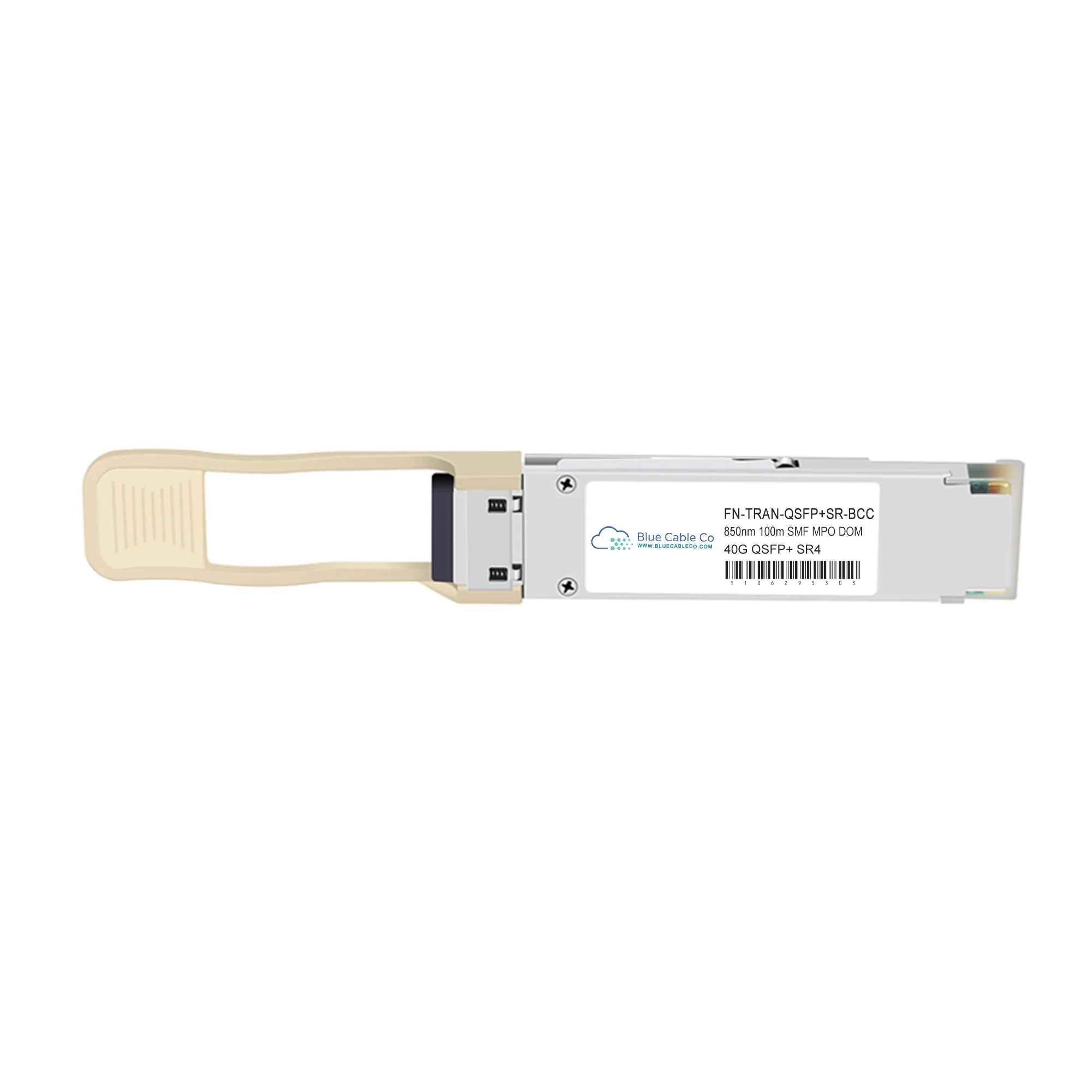 FN-TRAN-QSFP+SR-BCC | Fortinet Compatible 40GB Multi-Mode 150m (40GBASE-SR4)