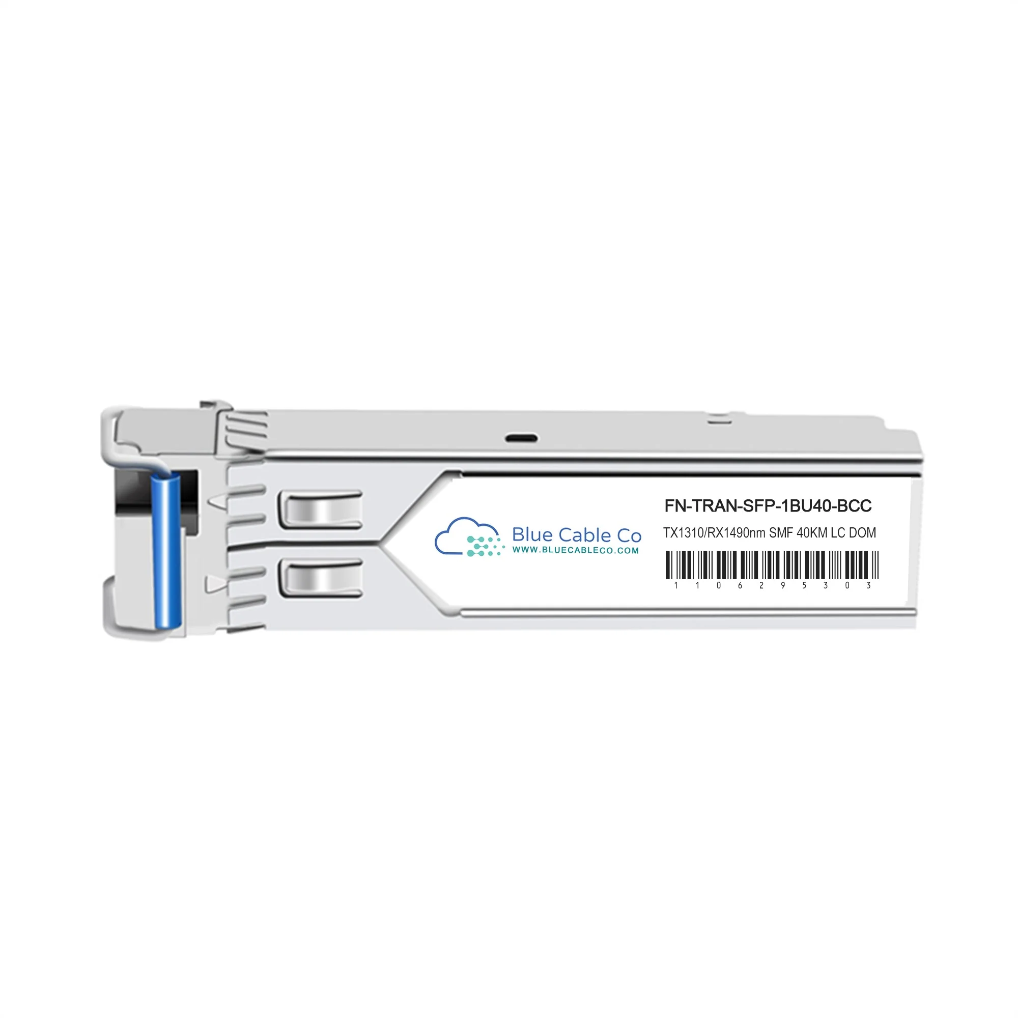 FN-TRAN-SFP-1BU40-BCC | Fortinet Compatible 1GB Single-Mode 40km (1000BASE-BX40-U) Industrial