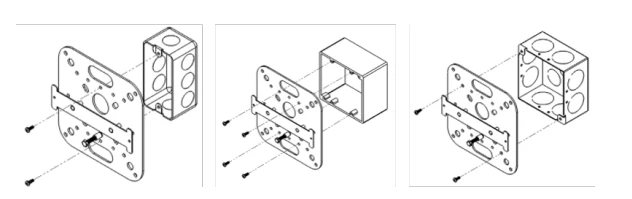 Fortinet FAP-MNT-GBOX-10PK | FAP-MNT-Gbox-10 Access Point, Mount Kit for Fortinet Access Points, 15/16" T-Bar, Wall/Ceiling Mount