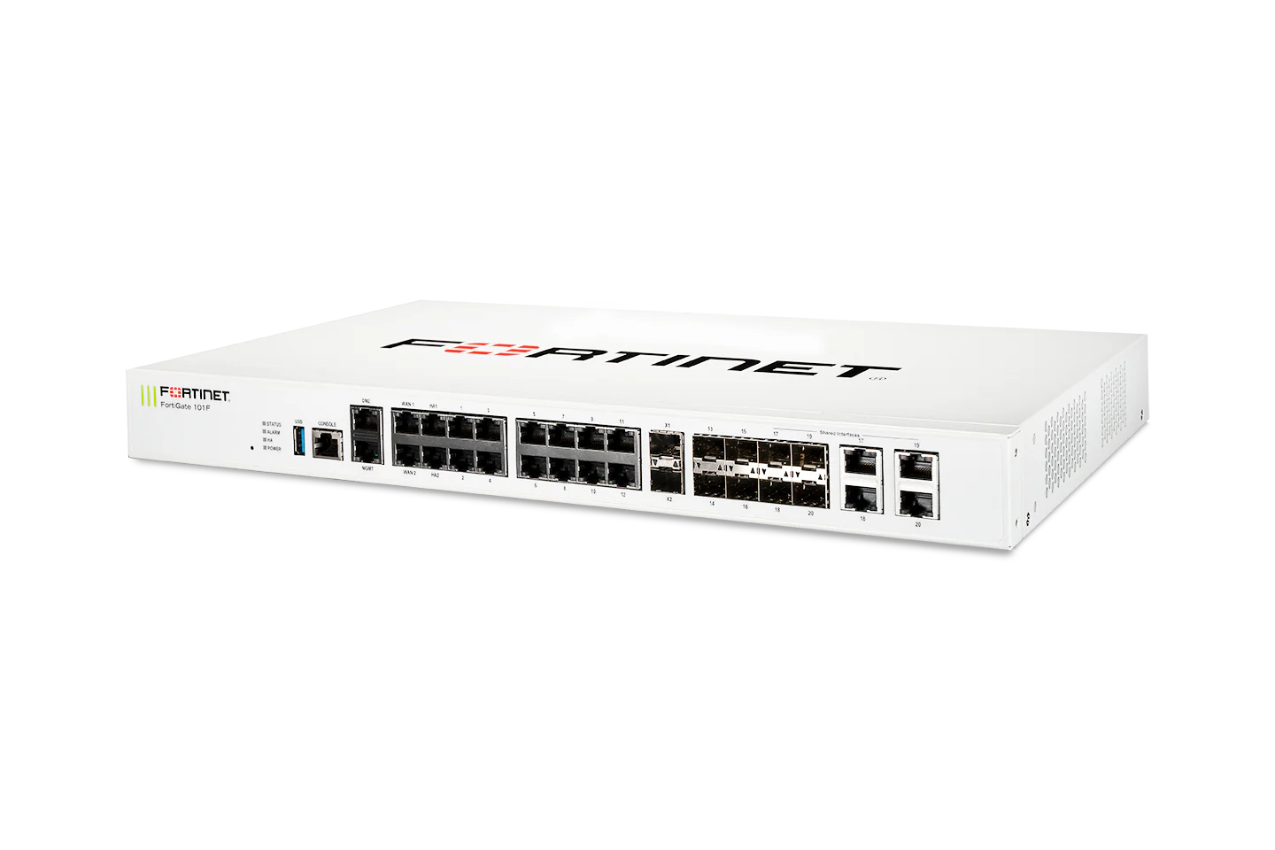 Fortinet FG-101F-USG | 22 GE RJ45, 4 SFP, 2x 10G SFP+ FortiLinks, Dual PSU - Image 2