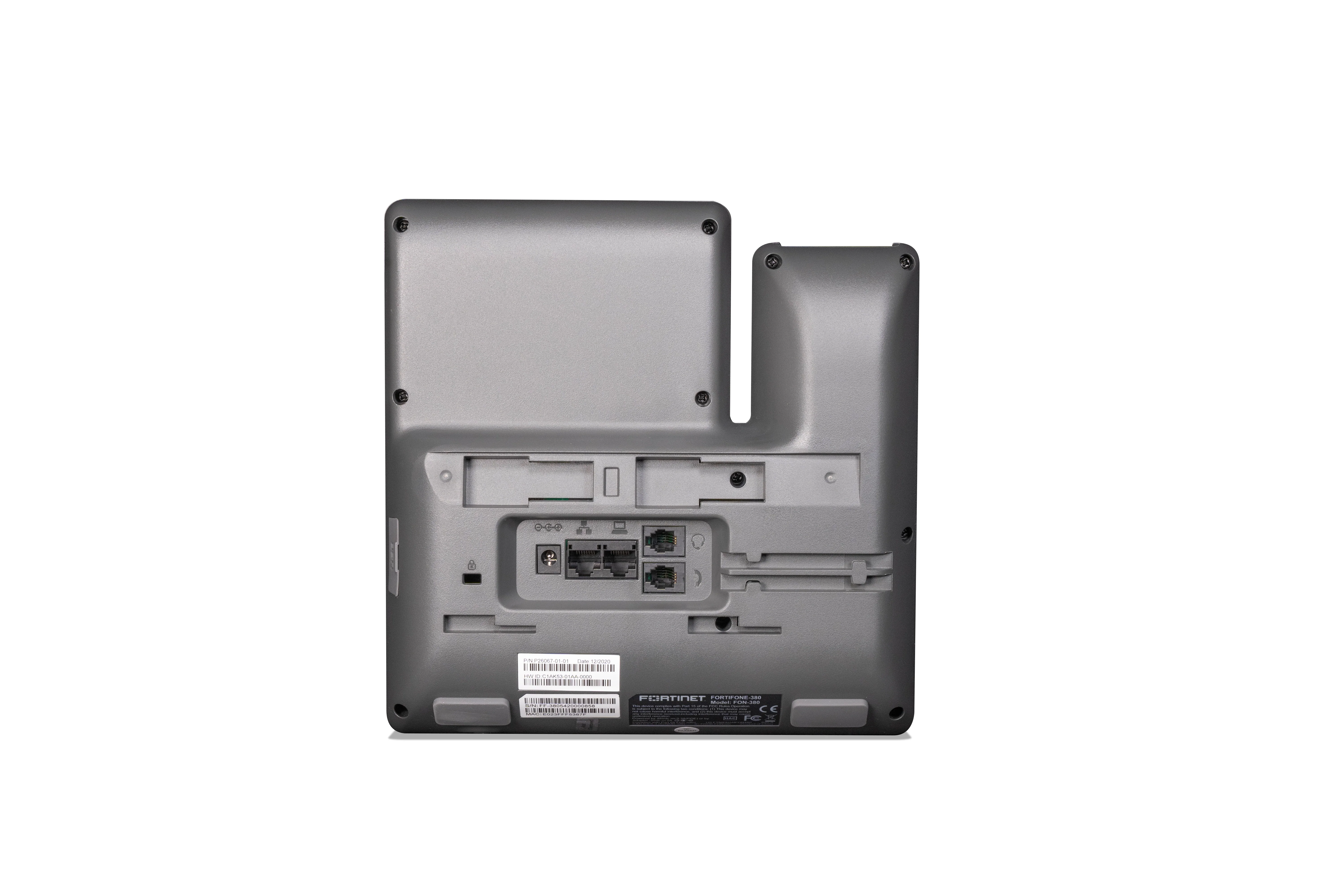 Fortinet FON-380 | FortiFone-380 Mid Range IP Phone, 3.5" Color Screen, 28 Programmable Keys, PoE, 10/100/1000 LAN - Image 3