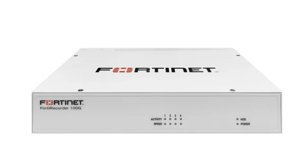 Fortinet FRC-100G | FortiRecorder-100G 4x GE RJ45, 2TB Storage, 16 Channel NVR