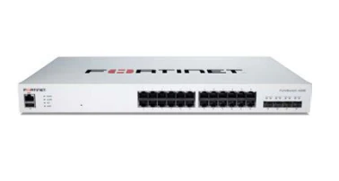 Fortinet FS-424E | 24 GE RJ45, 4x 10GE SFP+ Uplinks, Layer 2/3, FortiSwitch FS-424E
