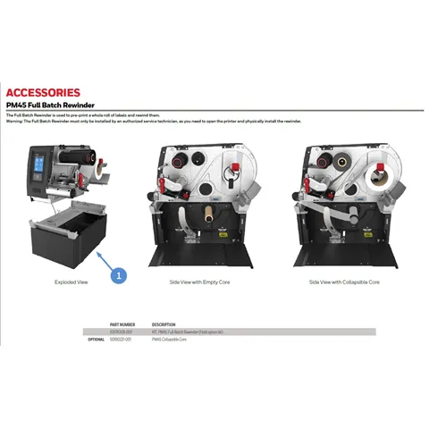 Honeywell 50178308-001 | PM45 Full Batch Rewinder Kit