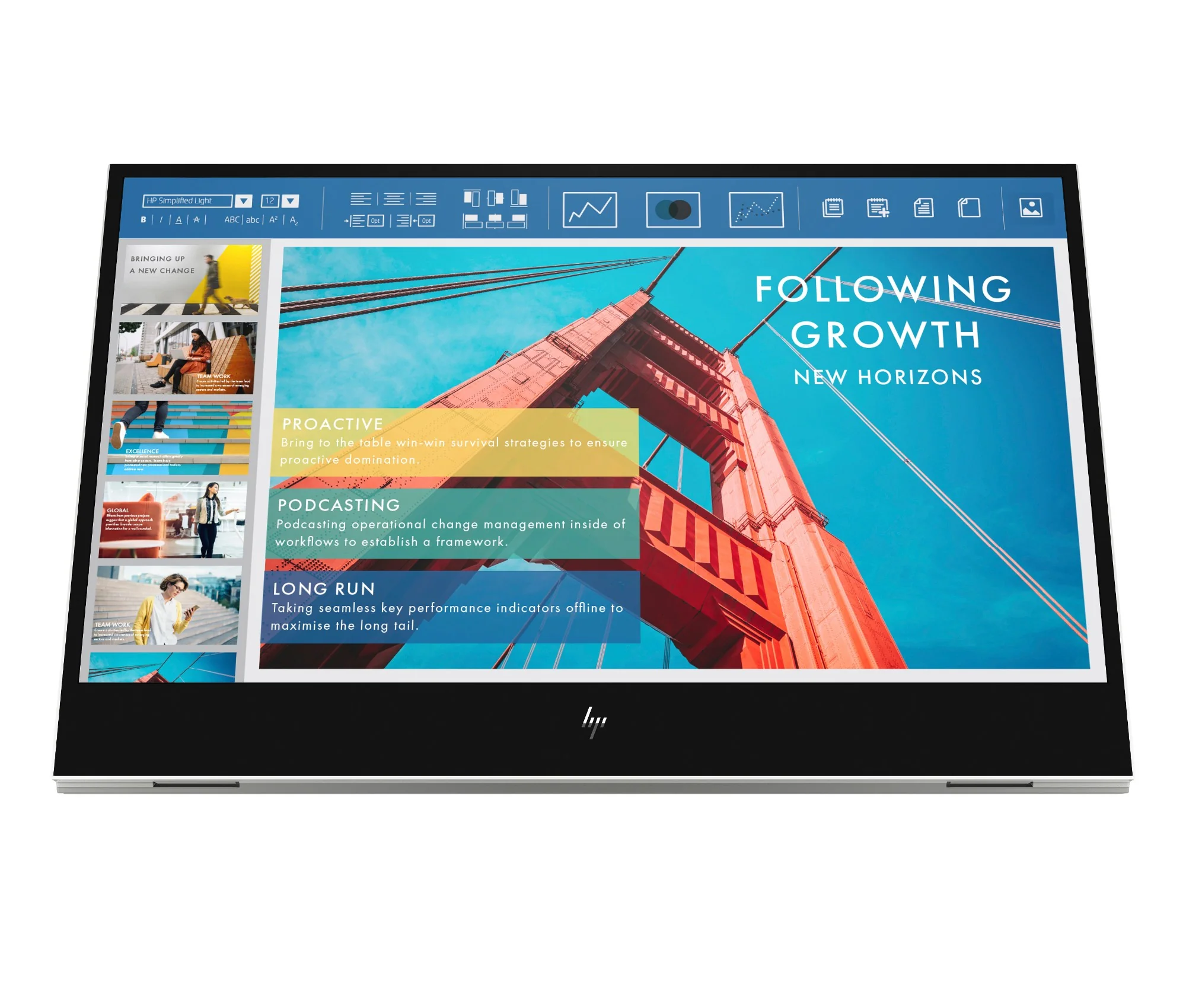 HP 1B065AA | E-Series, E14 G4 Portable Monitor, 14" FHD Display, USB-C