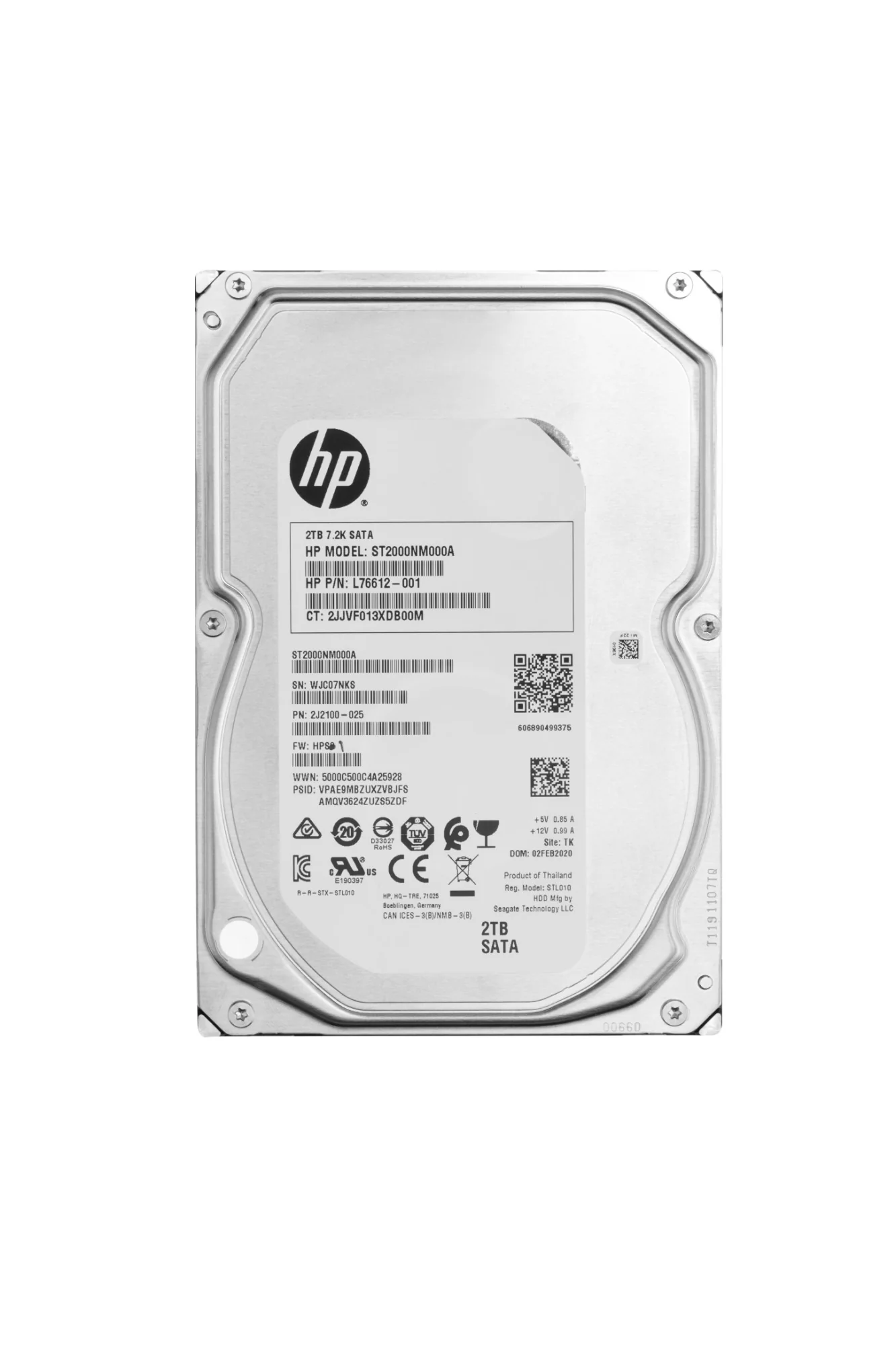 HP 2Z274AA | 2TB 7200RPM SATA 3.5in Enterprise Hard Drive