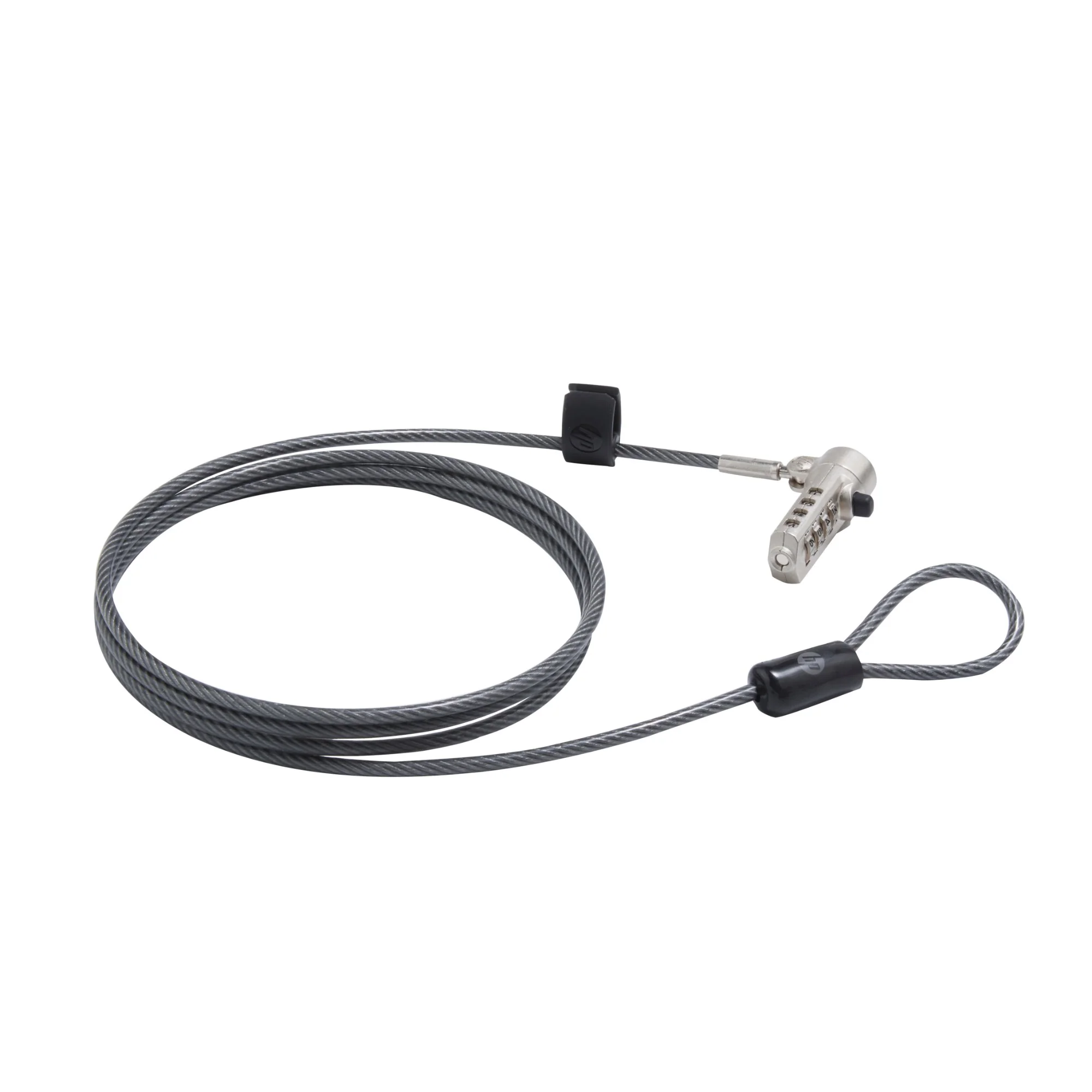HP 63B28AA | Nano Combination Cable Lock, 4-Digit Resettable, 1.8m, for Nano Slot