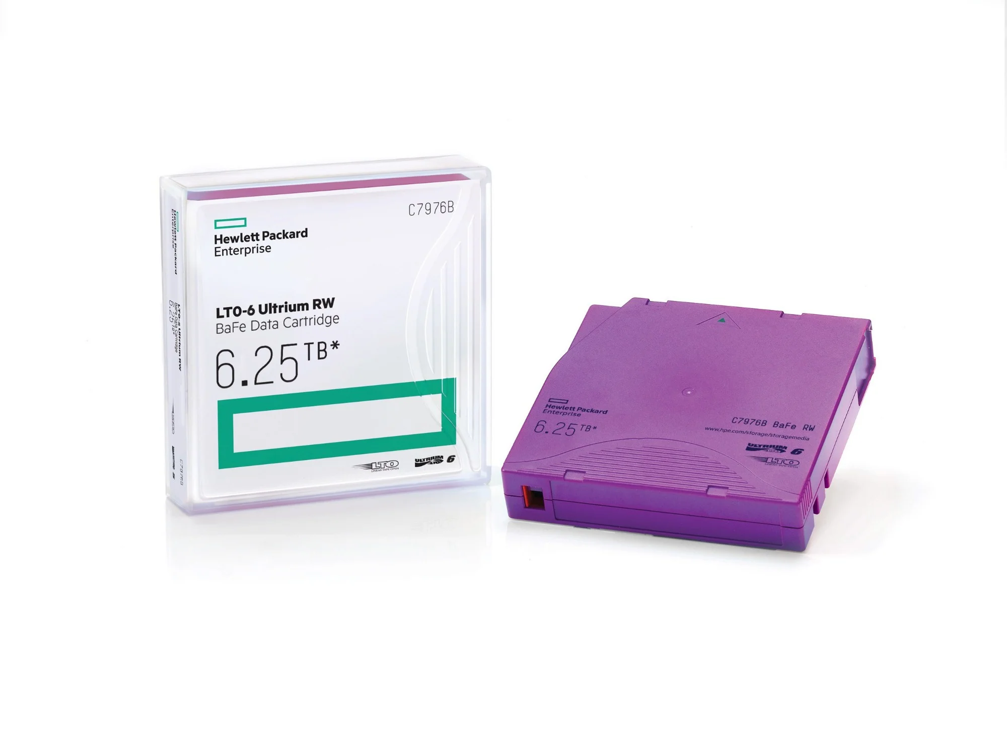 HPE C7976BN | LTO-6 Data Tape, 1.27cm, 20-Pack, 2.5TB Native, 6.25TB Compressed