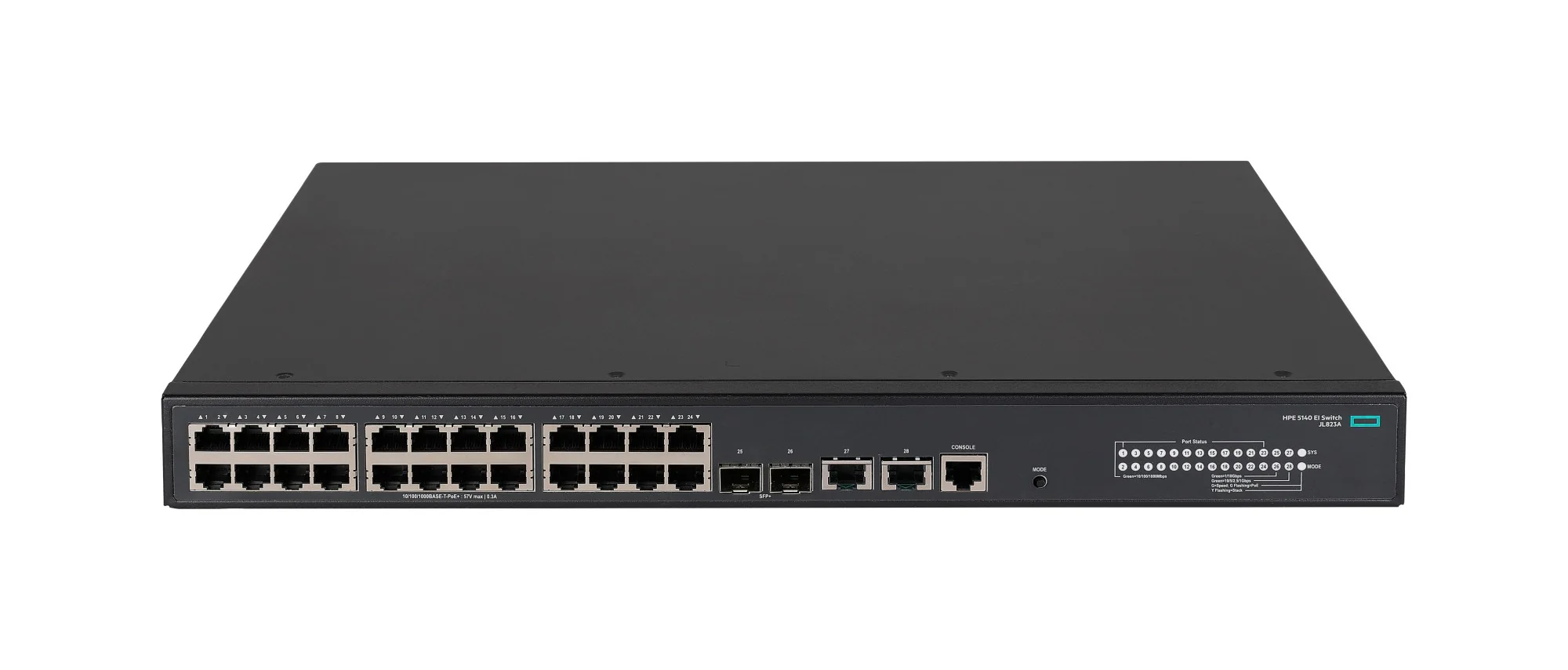 HPE JL823A | 5140 24G PoE+ 2SFP+ 2XGT EI Managed L3 Gigabit Switch