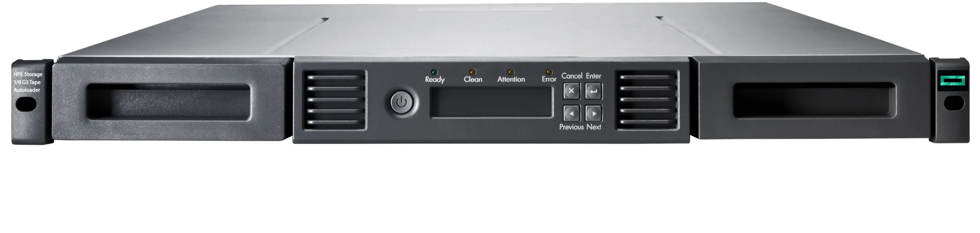 HPE R1R75B | MSL 1/8 Gen3 Tape Autoloader, 8 Slots, 0-Drive, 1U, SAS/FC LTO
