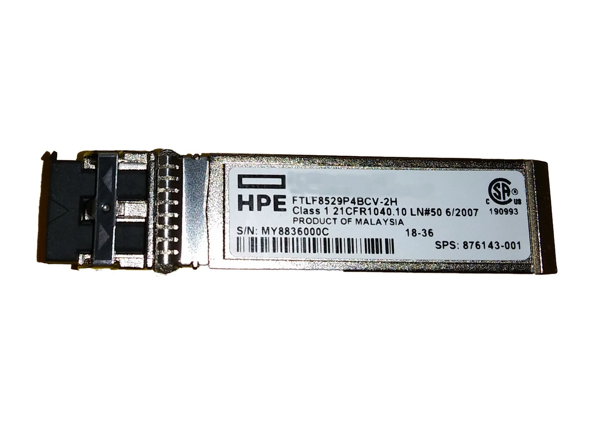 Aruba R7M10A | SFP+ Fiber Optic Transceiver Module, 10Gbps, High-Performance
