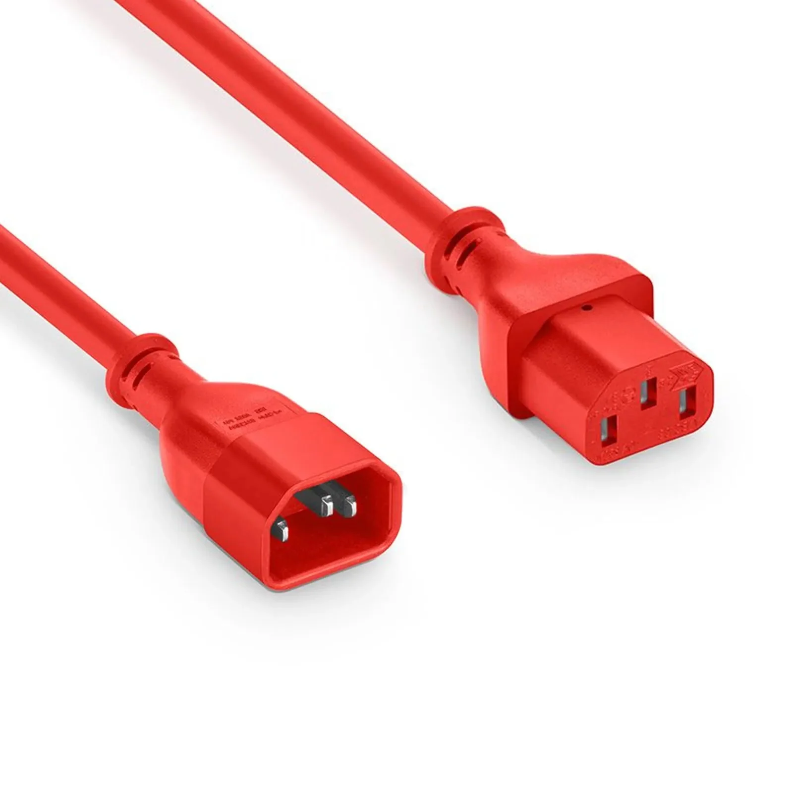 IEC C13 to C14 Power Cable | 250V 10A | 1-5m | Black, Red, Blue - Image 3