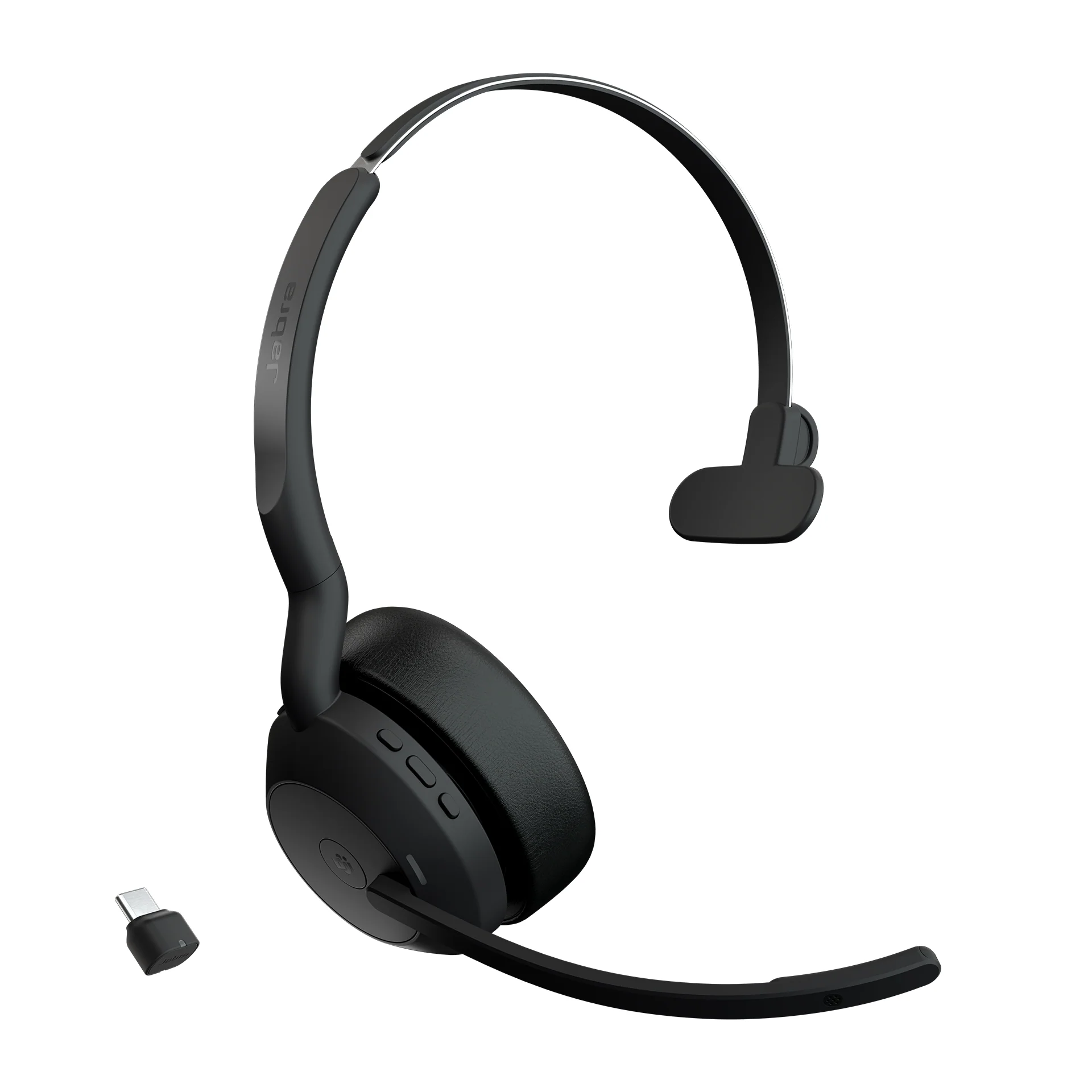Jabra 25599-899-899 | Evolve2 55 Mono Headset, Bluetooth, ANC, USB-C
